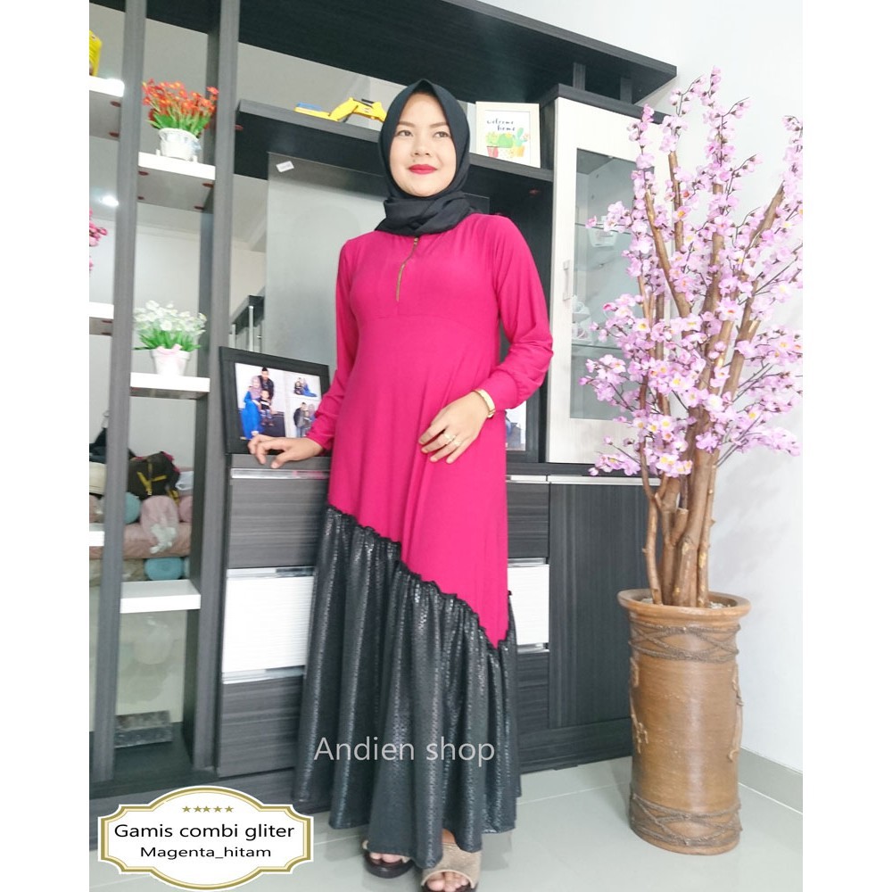 Gamis jersey busui rempel