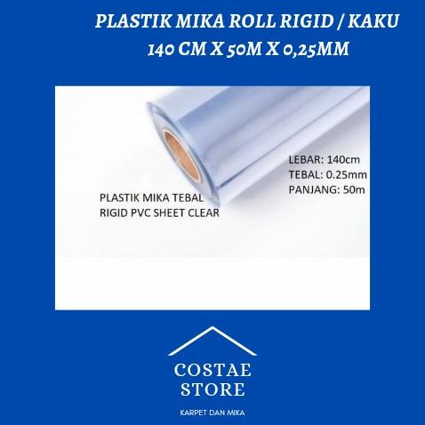 

Office & Stationery | Document Organizer | Plastik Mika Kaku/Rigit/Pvc/Clear/0.25 Mm/Roll/Murah | Best Seller