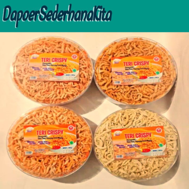 

Teri Cripsy 150gram non Msg No Pengawet KUALITAS SUPER Parian Rasa Original - Super Pedas