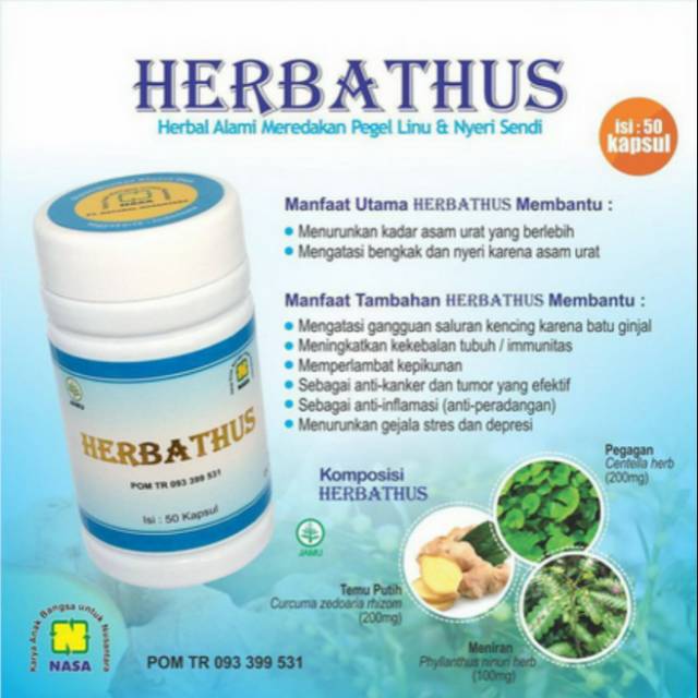 Obat Asam Urat Nasa Herbathus Ampuh