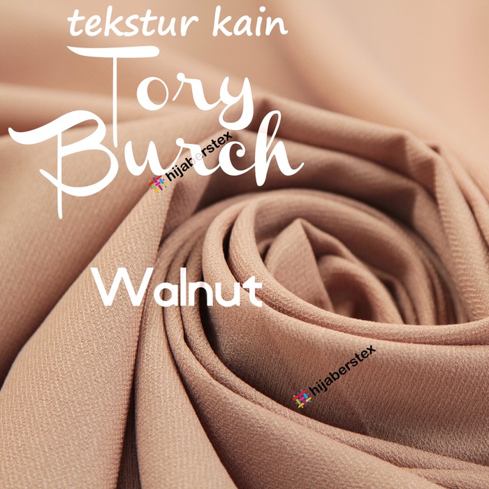 Gamis Wanita Hijaberstex 1 2 Meter Kain Tory Burch Cokelat Shopee Indonesia