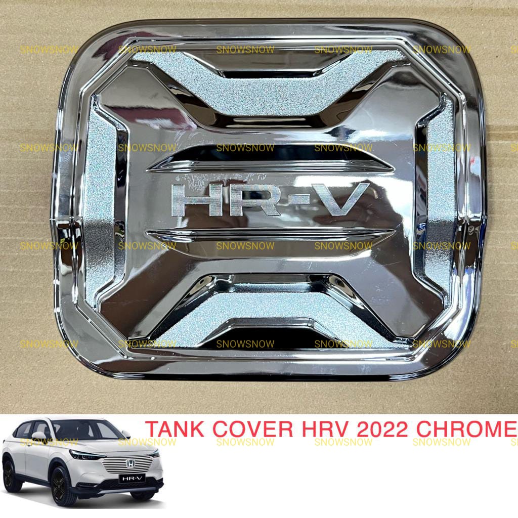 Tank Cover Honda HRV 2022 2023 UP Hitam Chrome