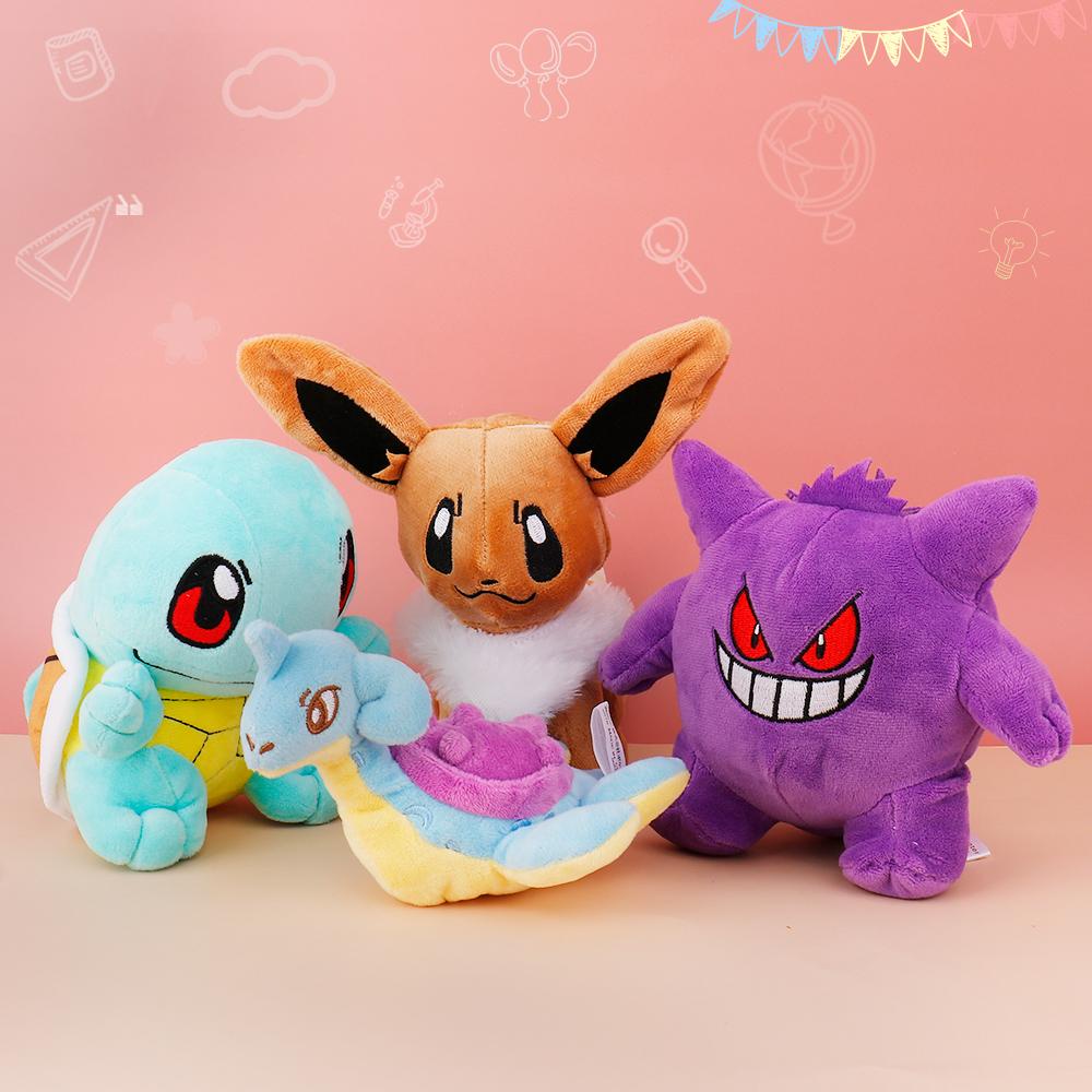 Timekey Mainan Boneka Stuffed Plush Pokemon Pikachu 13-20cm Dengan Topi Charizard Untuk Hadiah Natal / Ulang Tahun / Valentine B2T6