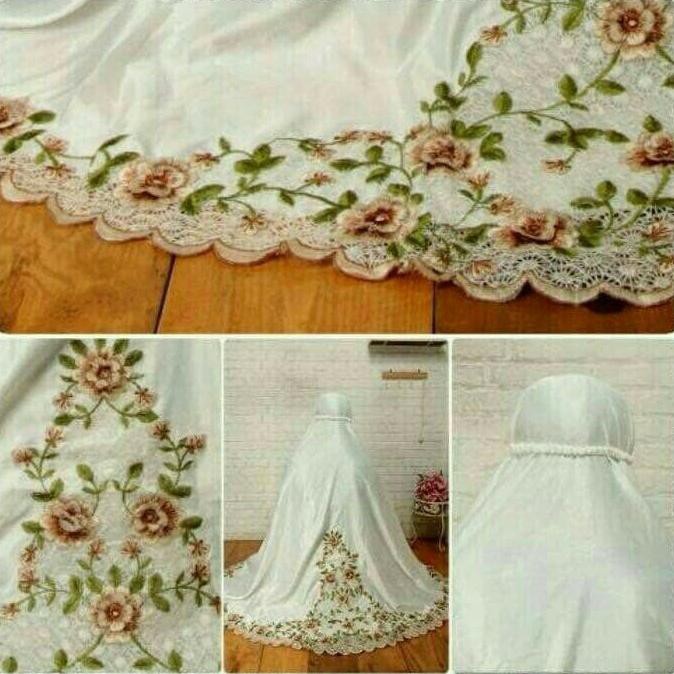 Fashion Muslim - Mukena Cantik Sutra Velvet Sekar Wangi