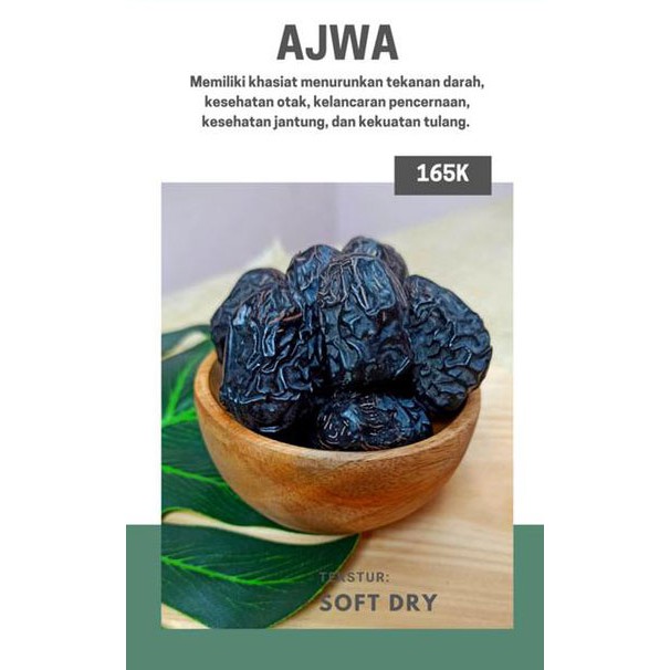 

Kurma Nabi / Kurma Ajwa Madinah
