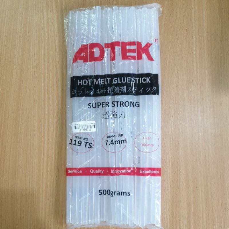 

ADTEK LEM LILIN KECIL 7.4MM/ HOT MELT GLUE STICK 500GR