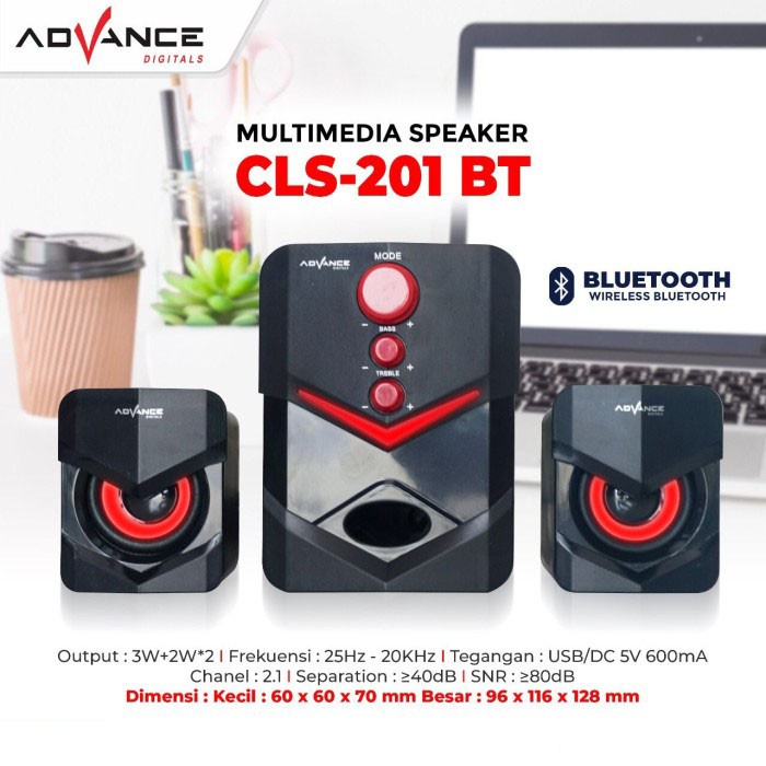 Trend-Speaker Bluetooth Advance CLS201BT / CLS-201BT Mutimedia