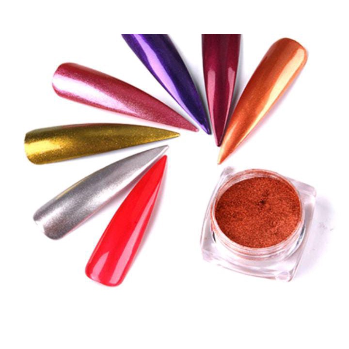 NAILS DUST POLISH POWDER MIRROR CHROME EFFECT PIGMENT MANICURE NAIL ART / KUTEK / KUKU