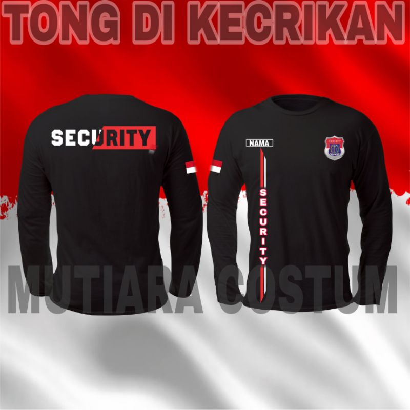 kaos security/baju security terbaru