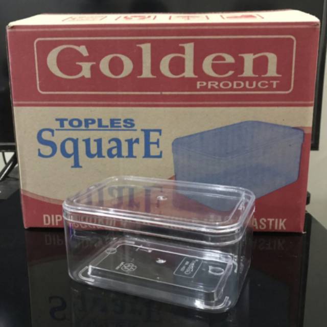 TOPLES KUE  KERING KOTAK / SEGI 1/2 kg (per 12 pcs) GOLDEN 350 GRAM