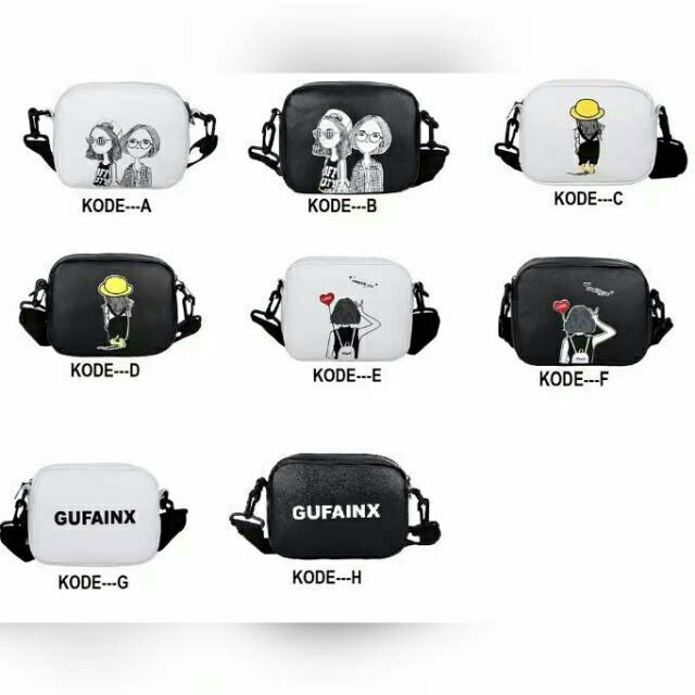 Tas Cartoon/Tas Selempang Wanita Kecil Lucu