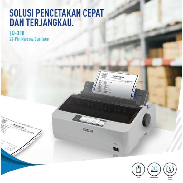 PRINTER EPSON LQ310 EPSON LQ-310 LQ310 LQ 310 GARANSI RESMI SEINDONESIA