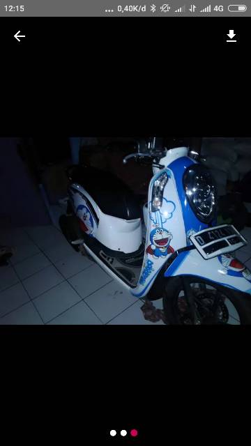 DECAL STIKER SCOOPY DORAEMON FULL BODY