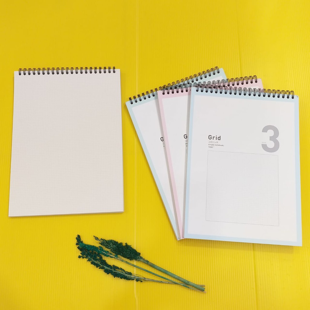 

BUKU SPIRAL/BUKU CATATAN/NOTEBOOK SPIRAL 2000 TOBE-NO19087 UP GRID B5 (19X26CM)