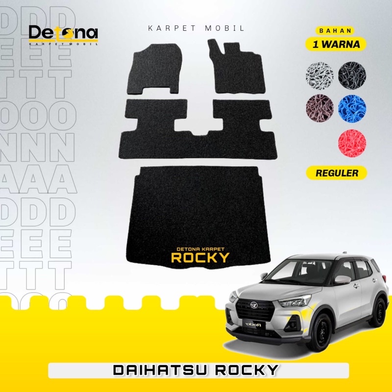 Karpet Mobil Mie DAIHATSU ROCKY 2021-2025 / Karpet Mie Mobil DAIHATSU ROCKY 2021-2025 ALL TYPE