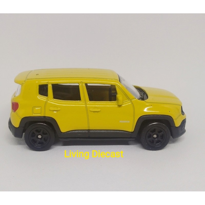 Diecast/Miniatur Mobil Jeep Renegade skala 1:60 (Yellow color)