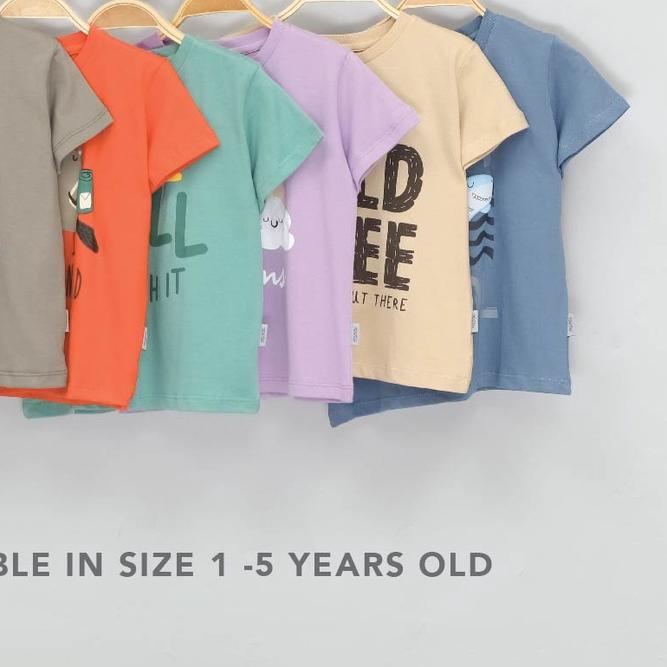 ○ Mooi Kaos Anak Perempuan Graphic Tee Lilac Dreams ◌