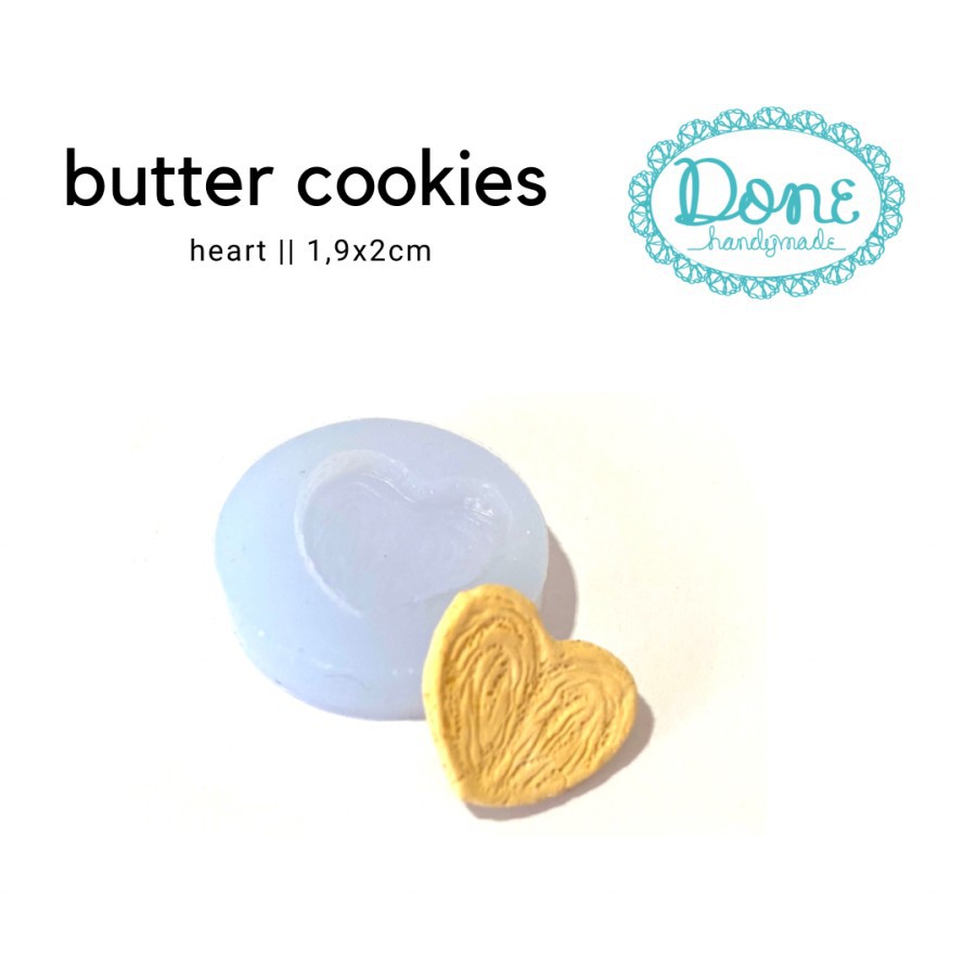 Butter cookies mold cookies mold clay mold fondant mold resin heart valentine decor