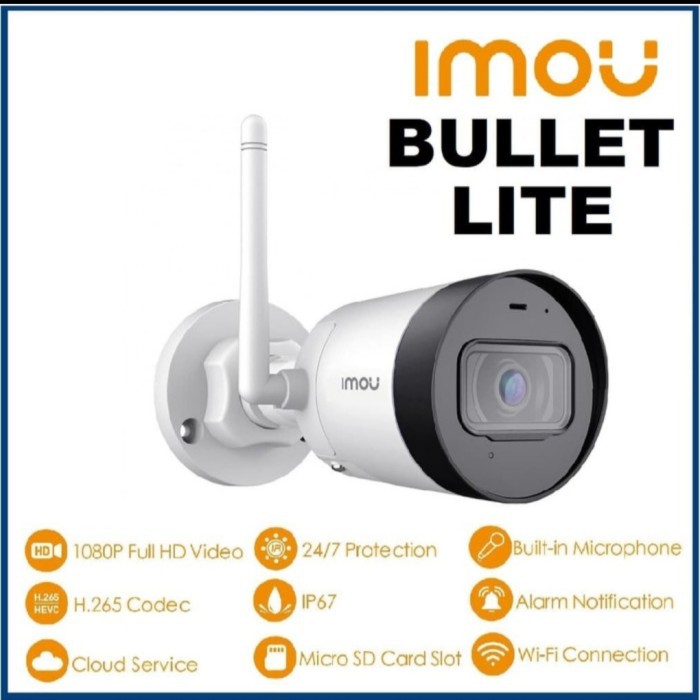 CAMERA IMOU BULLET LIFE 2MP FULL HD VIDEO