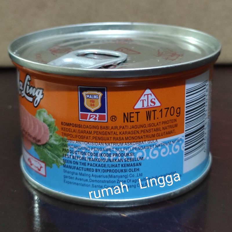 

Daging MALING Tts Kaleng / Ma Ling Luncheon Meat Ham Kornet Babi Maling