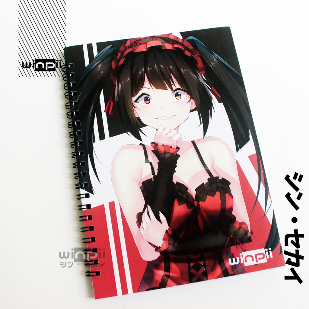 

Notebook / Buku Catatan Polos Kurumi Tokisaki Anime Date A Live