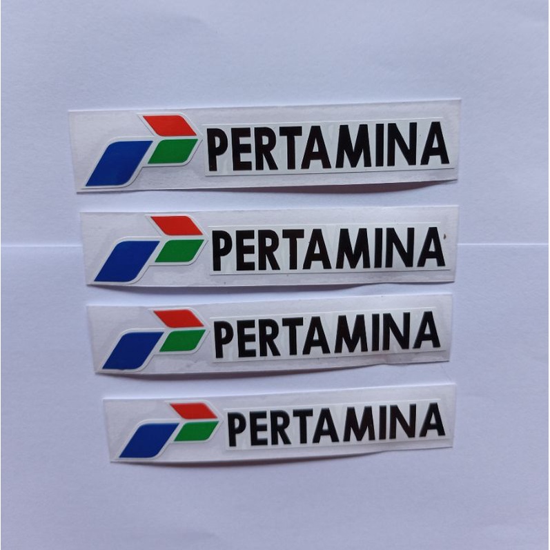 Sticker Stiker Cutting Motor Pertamina