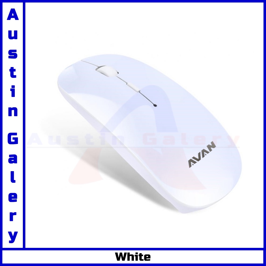 Mouse Wireless 2.4G Universal Mini Slim Design Untuk PC Laptop