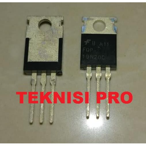 Mosfet Fqp19N20C 19N20C 200V 19A N-Channel Tknpr386