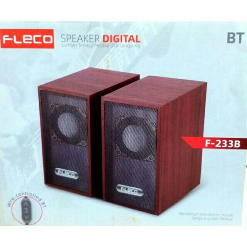 Speaker Komputer Laptop Bluetooth Fleco F - 233B / Speaker Computer Laptop