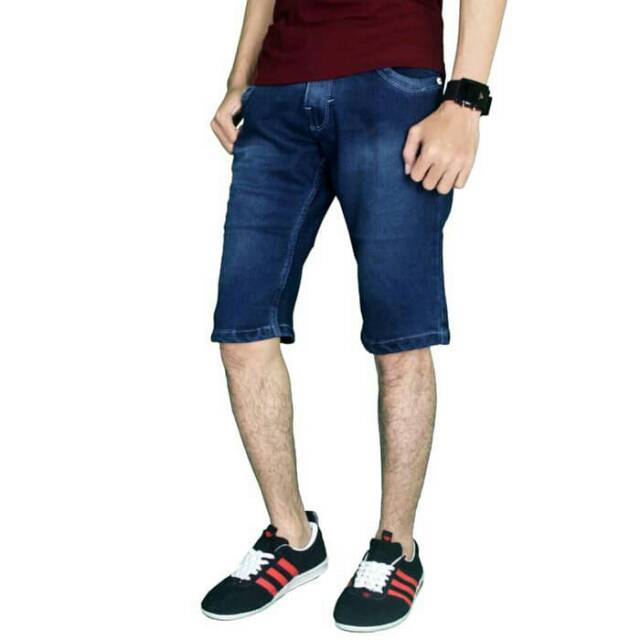 Celana Jeans Pendek Pria Casual Santai Pantai Surfing Surf Distro Cowok Trendy