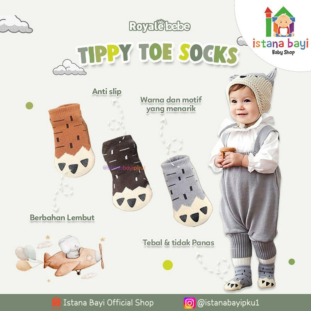 Royale Bebe Tippy Toe Socks - Kaos Kaki - Kaos Kaki Bayi 0-1 Tahun