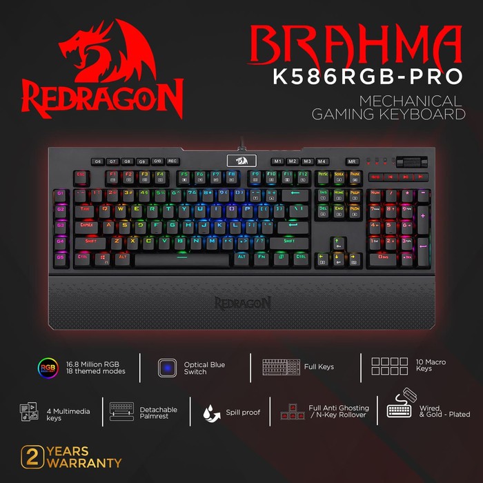 Настройка клавиатуры reddragon brahma pro