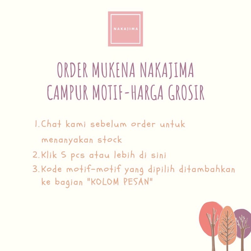 Mukena 2in1 Grosir Campur Motif-Min 5 pcs