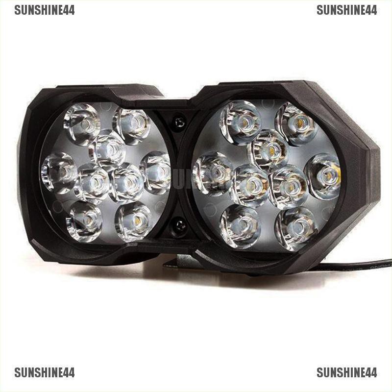 [Sunshine 44] Lampu 18 LED 40W Super Terang untuk Headlight Motor