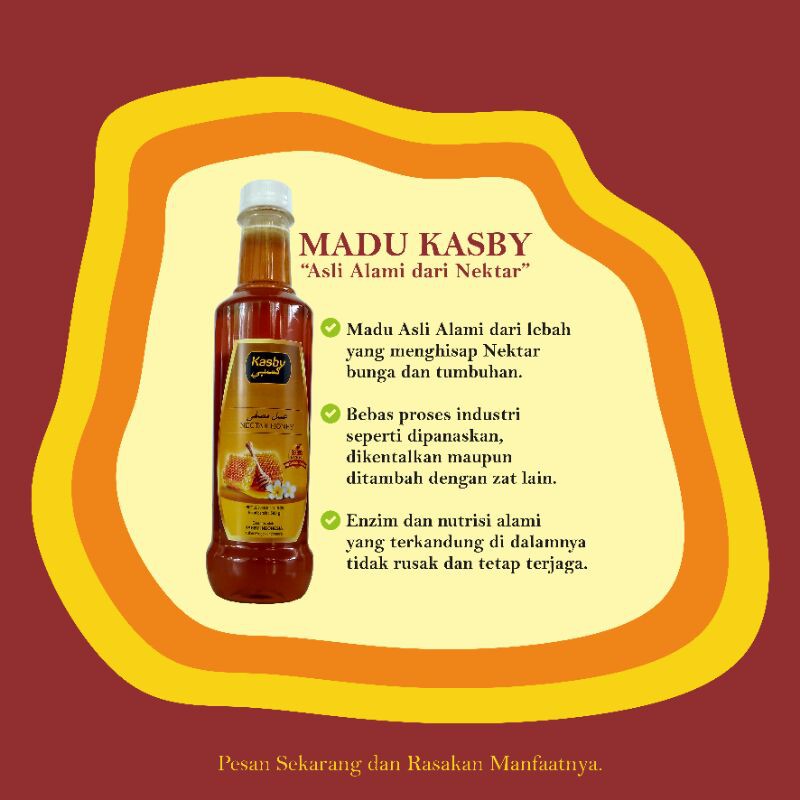 

MADU ASLI NEKTAR | KASBY 500 GRAM