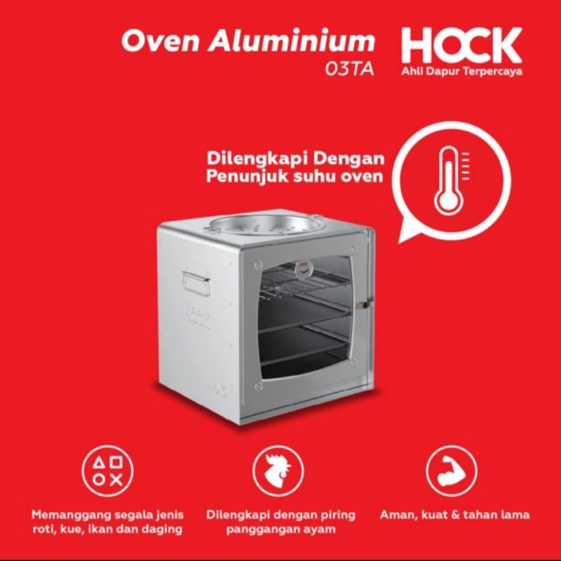 OVEN ALUMINIUM HOCK NO 3 TEMPAT ARANG/OVEN TANGKRING HOCK NO 3 TEMPAT ARANG