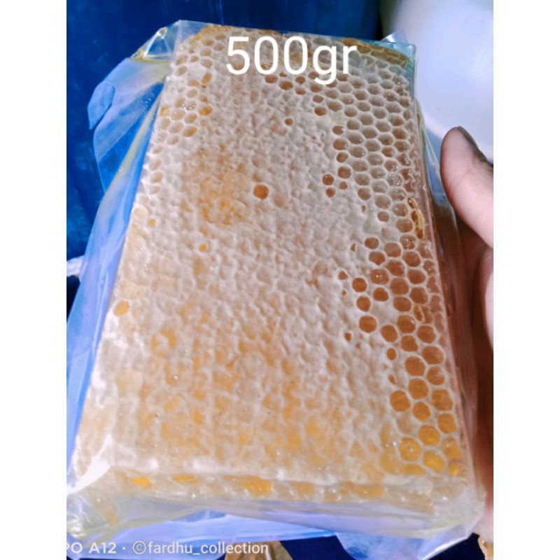 

SARANG MADU ASLI 100 % jenis MELLIFERA 500 gram