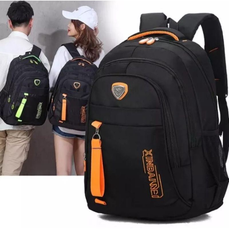 Gudang Tas &gt; Distro GTB Bandung  Ransel Sekolah Cewek Cowok Kapasitas JUMBO Cocok Untuk Perjalanan