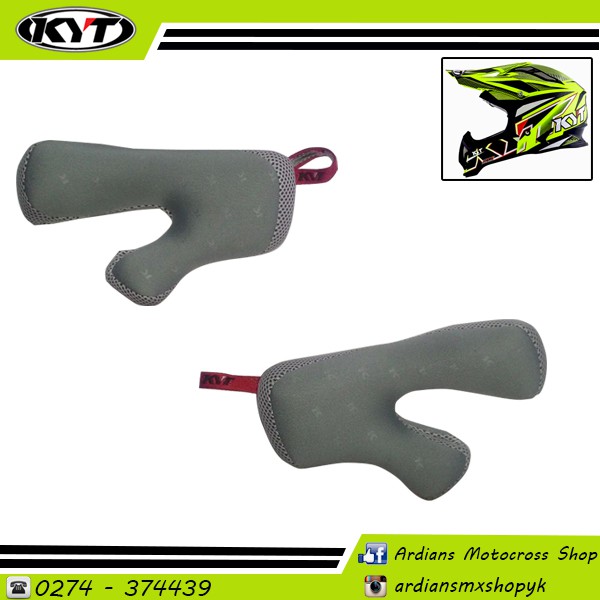 KYT - SKYHAWK CHEECK PAD - BUSA HELM - TRAIL CROSS TRABAS GRASSTRACK ENDURO
