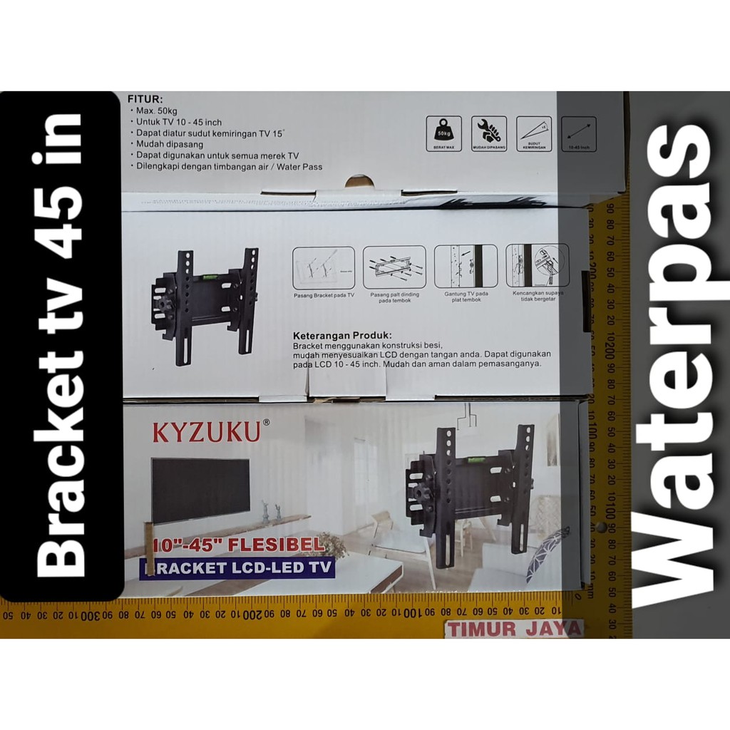 WALL Braket TV LED LCD 22 - 43 Bracket Breket Dinding UNIVERSAL JUMBO