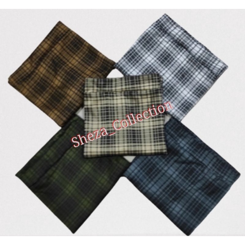 COD ROK SPAN TARTAN KOREA SIZE JUMBO / ROK TARTAN KOREA / ROK SPAN MOTIF KOTAK-KOTAK