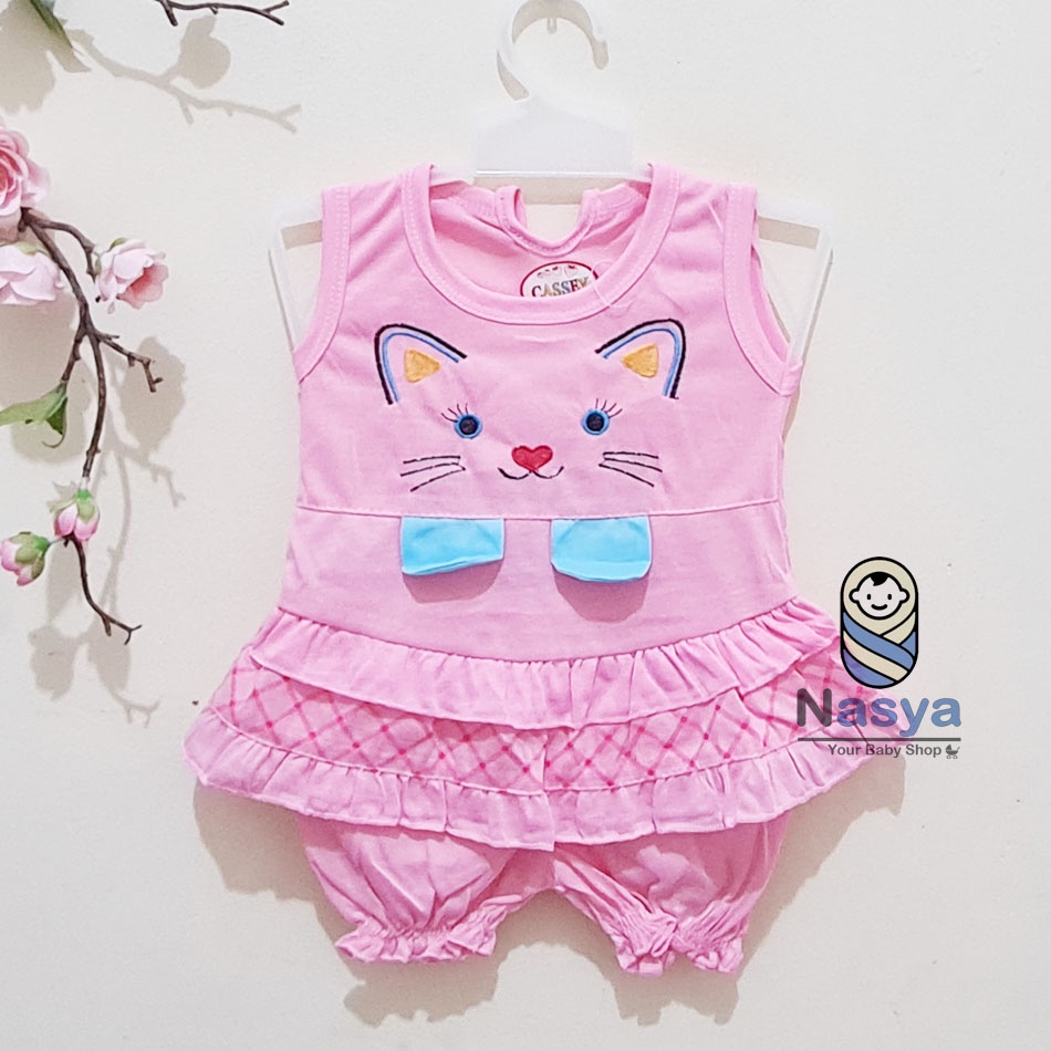 [N-078] NEW PRODUCT ! Setelan Baju Bayi Perempuan - Naomi (3-6 bulan)