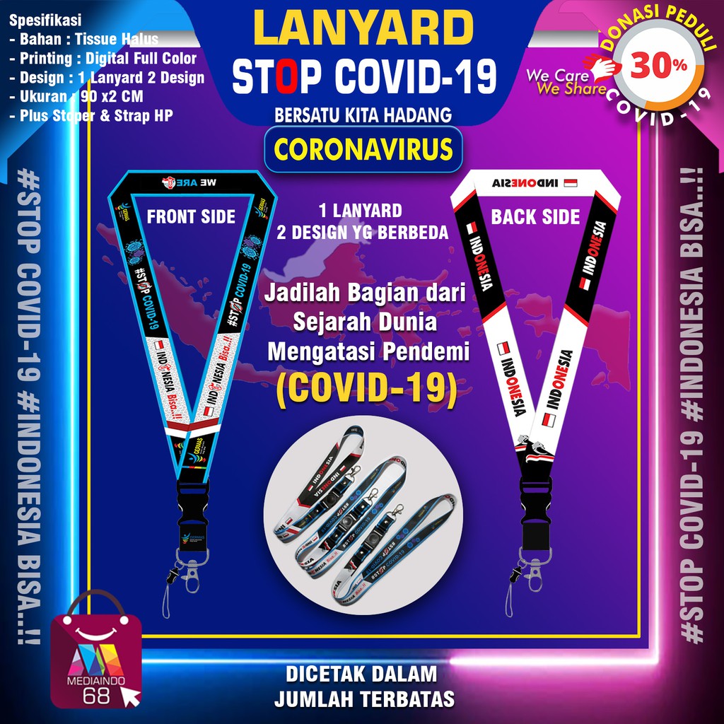 

INDONESIA BISA, Strap ID, HP/Flashdisk Printing Digital (Hanya Lanyard)