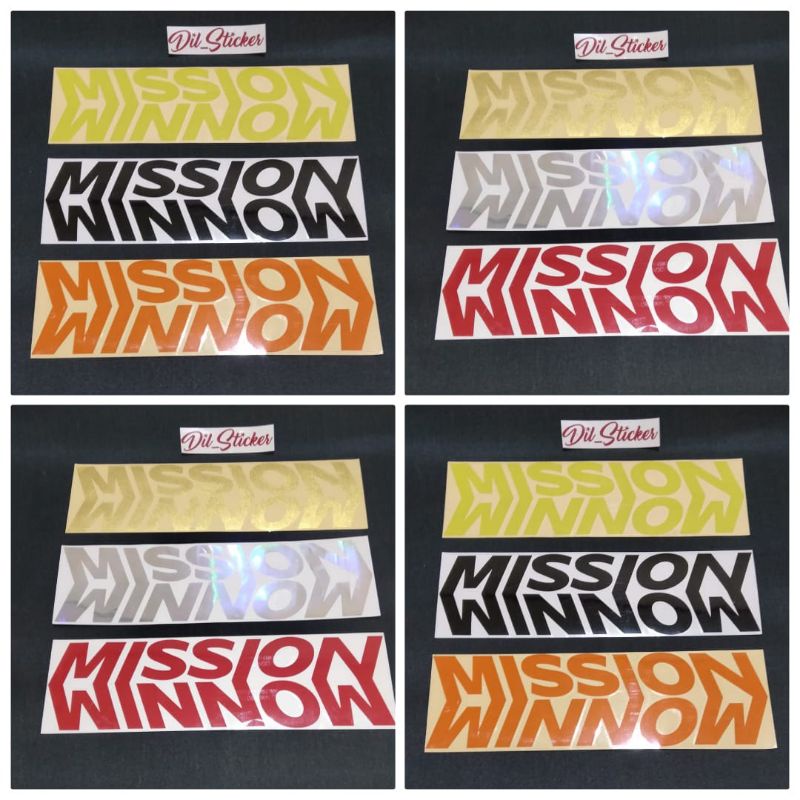

STICKER MISSION CUTTING BAHAN REFLECTIVE