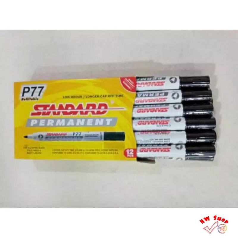 

12 pcs Spidol Permanen standard Original