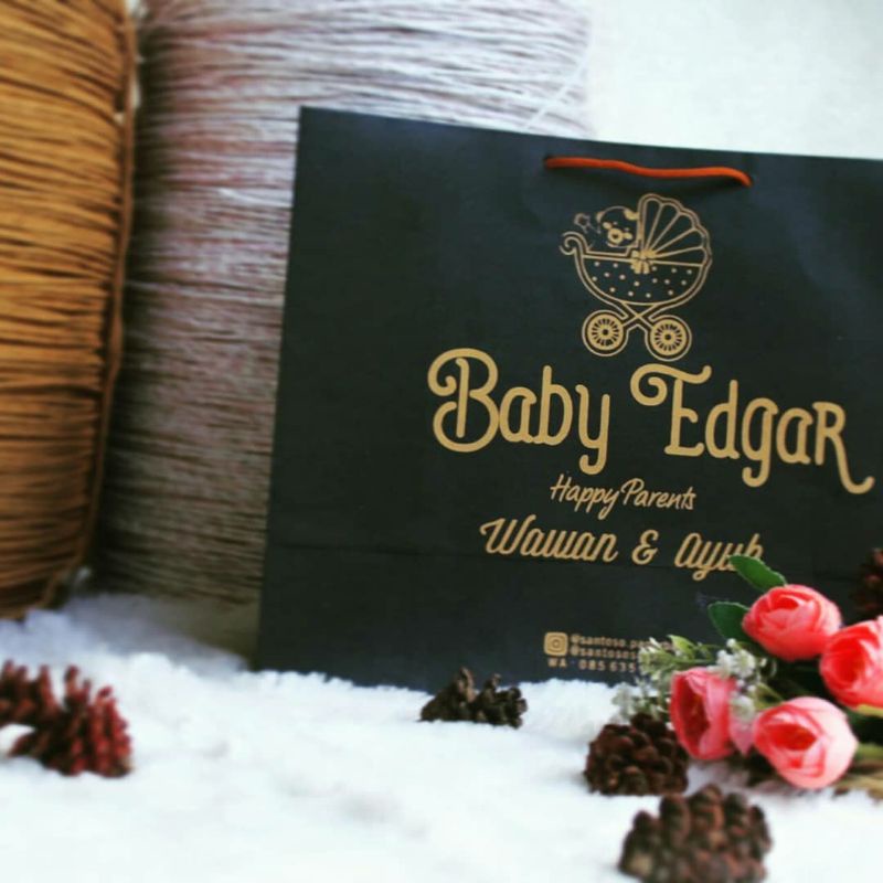 

paperbag hitam berbagai ukuran (bisa custom)