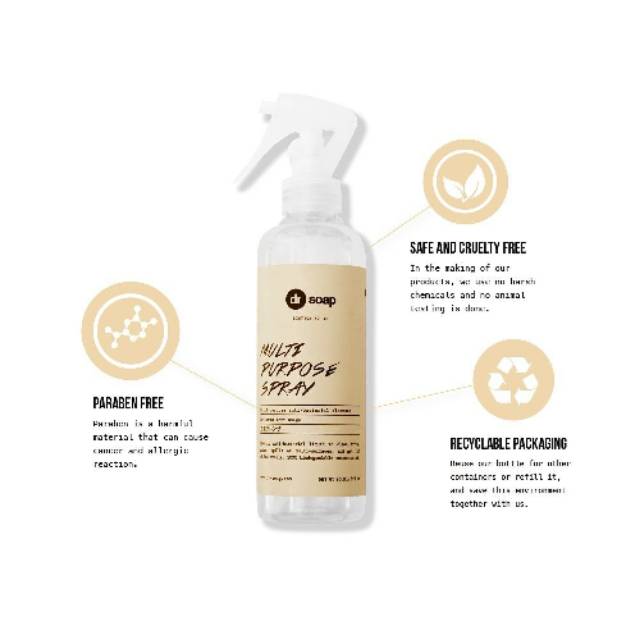 DR SOAP MULTI PURPOSE SPRAY 230ml - DRSOAP MULTIPURPOSE 230 ml