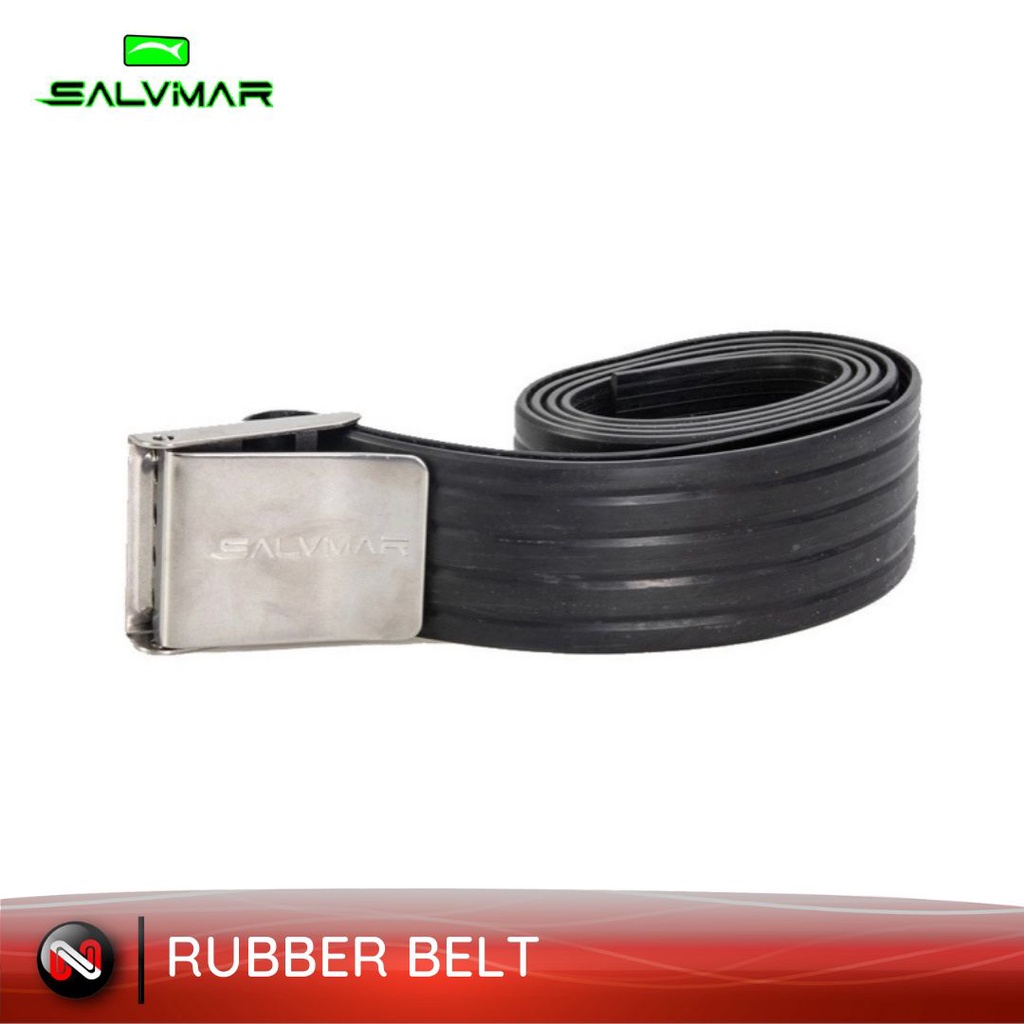 Salvimar Belt Rubber Sabuk diving salvimar rubber buckle stainless
