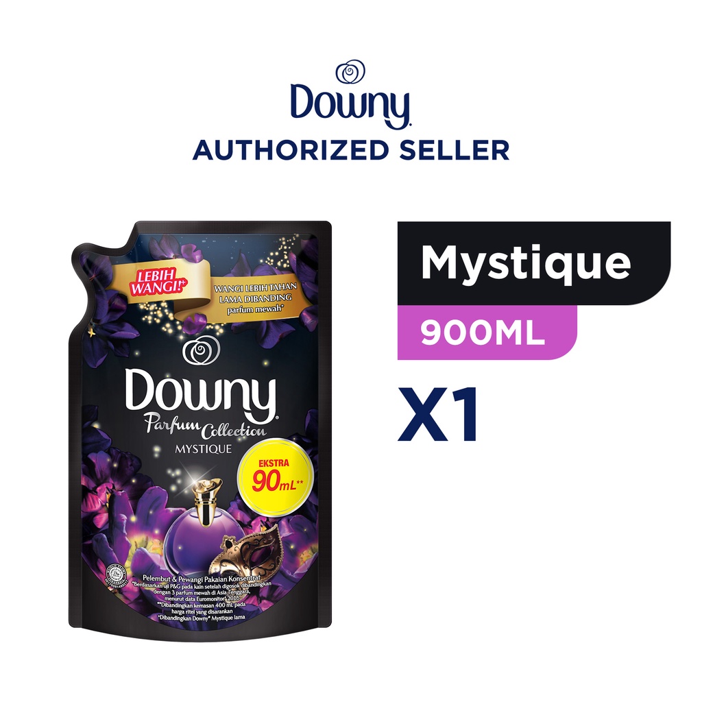 Downy Pewangi dan Pelembut Pakaian Konsentrat Mystique 900 ml