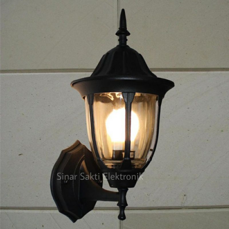 Lampu Hias Dinding Tempel Taman Klasik Outdoor Dokar Vintage Luar